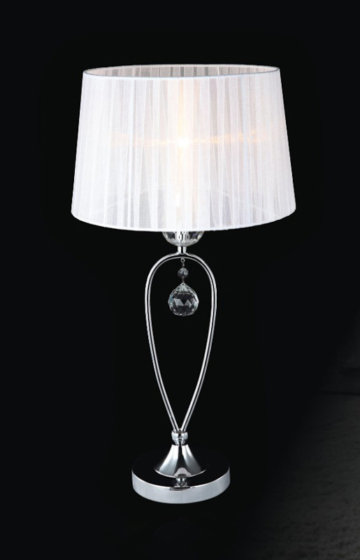 ITALUX LAMPA NOCNA Z KRYSZTAKAMI GLAMOUR VIVIEN MTM1637-1 WHITE